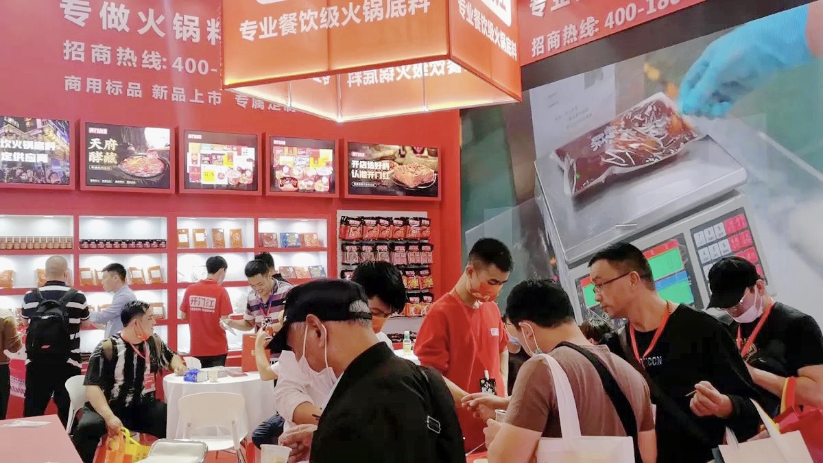 漫味龍廚攜“開門紅”驚喜亮相南京展會，各底料產(chǎn)品贏得消費者青睞